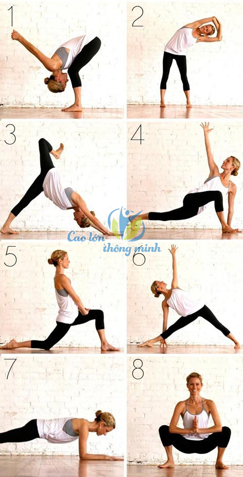 8 bài tập yoga tại nhà vừa tăng chiều cao vừa dáng xinh cho bạn nữ