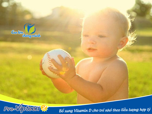 Bổ sung Vitamin D cho trẻ phát triển tối ưu