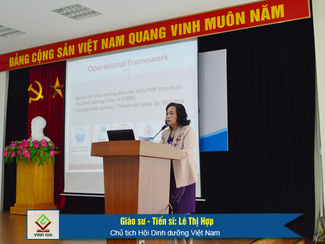 GS.TS Lê Thị Hợp, Chủ tịch Hội Dinh dưỡng Việt Nam