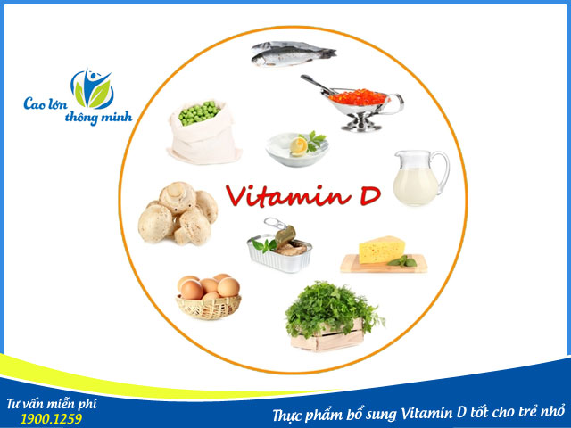 Thực phẩm bổ sung Vitamin D thích hợp với trẻ nhỏ