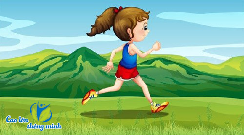 Chạy bộ giúp tăng chiều cao cho trẻ